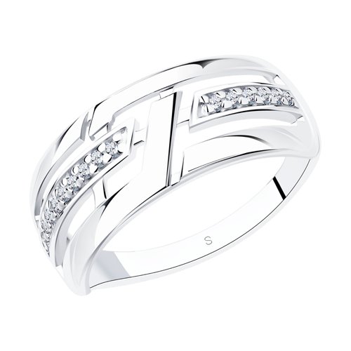 Кольцо SOKOLOV - Серебро 925, Фианит (арт. 94012614)