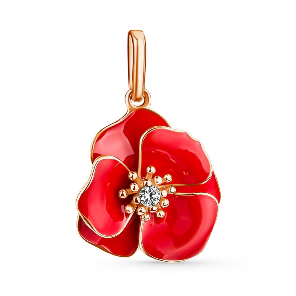 Подвеска Мириада - Серебро 925, Фианит, Эмаль (арт. 901032829)