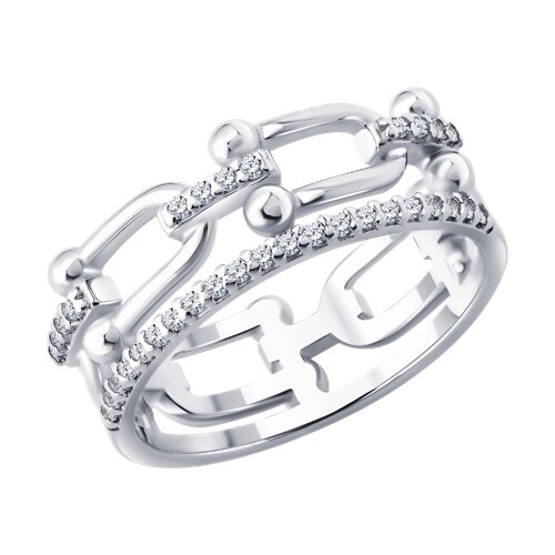 Кольцо SOKOLOV - Серебро 925, Фианит (арт. 94014705)