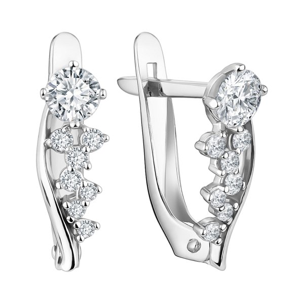 Серьги Talant - Серебро 925, Фианит (арт. 10-72-0001-10741)
