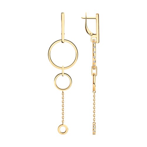 Серьги Diamant - Серебро 925, Фианит (арт. 93-121-02029-2)