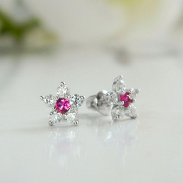 Серьги Галатея - Серебро 925, Фианит (арт. 3498.51)