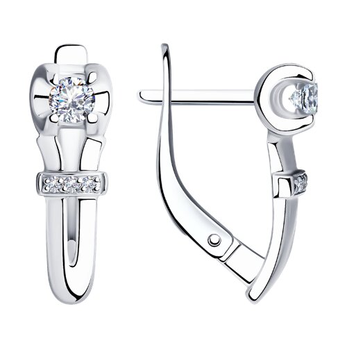 Серьги Diamant - Серебро 925, Фианит (арт. 94-120-00592-1)