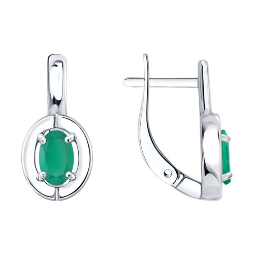 Серьги SOKOLOV - Серебро 925, Агат (арт. 92025341)