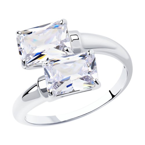 Кольцо SOKOLOV - Серебро 925, Фианит (арт. 94012075)