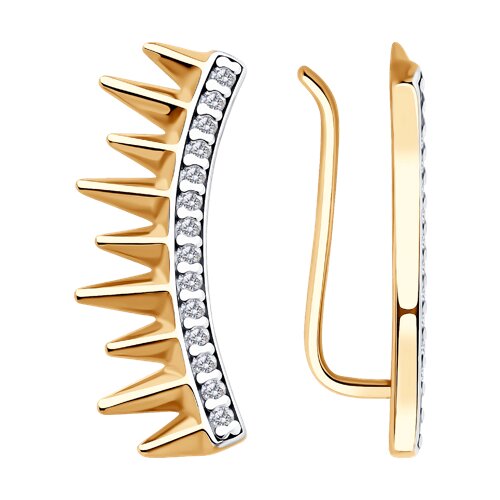 Серьги Diamant - Серебро 925, Фианит (арт. 93-120-02102-2)