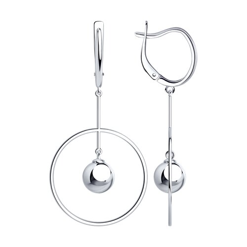 Серьги Diamant - Серебро 925 (арт. 94-121-01480-1)