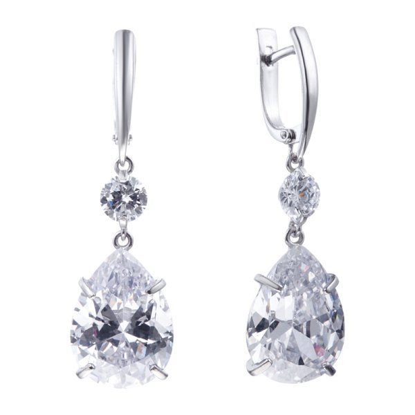 Серьги Мастер Клио - Серебро 925, Фианит (арт. 22С0438Д)