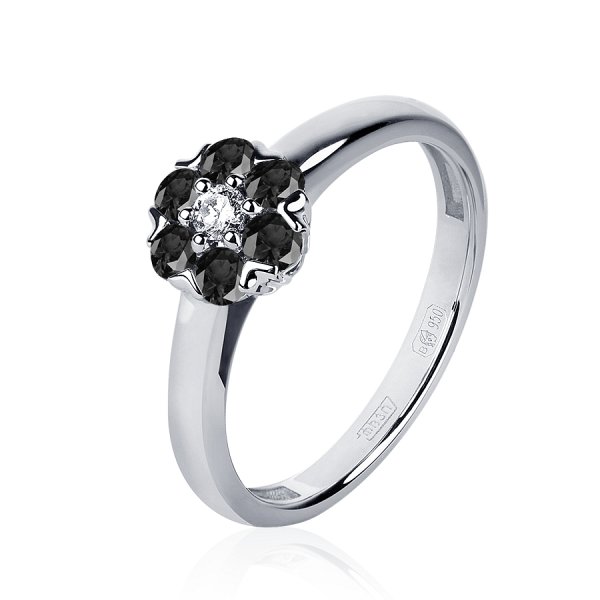 Кольцо Platinum Lab. - Платина 950 (арт. ПК-247Ч-01)