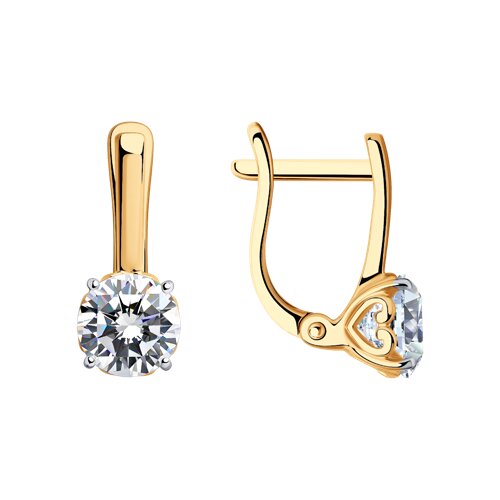 Серьги SOKOLOV - Серебро 925, Фианит (арт. 93022374)