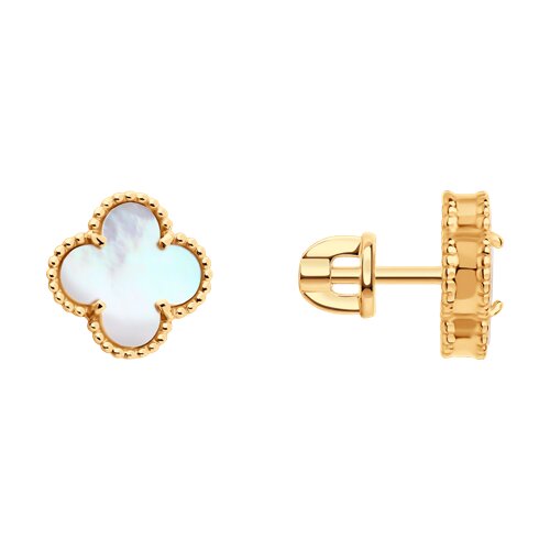 Серьги SOKOLOV - Золото 585, Перламутр (арт. 729083)