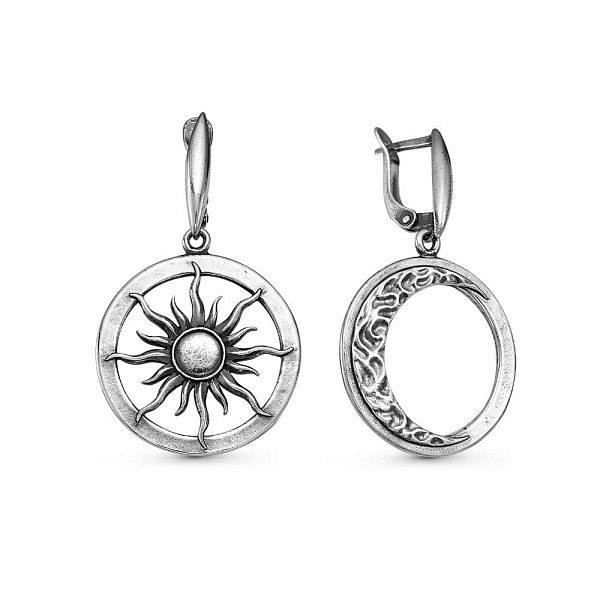 Серьги Красная пресня - Серебро 925 (арт. 33012010)