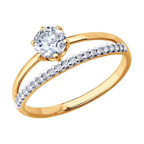 Кольцо SOKOLOV - Серебро 925, Фианит (арт. 93011124)