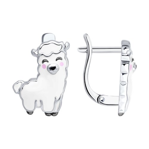 Серьги SOKOLOV - Серебро 925, Эмаль (арт. 94027106)