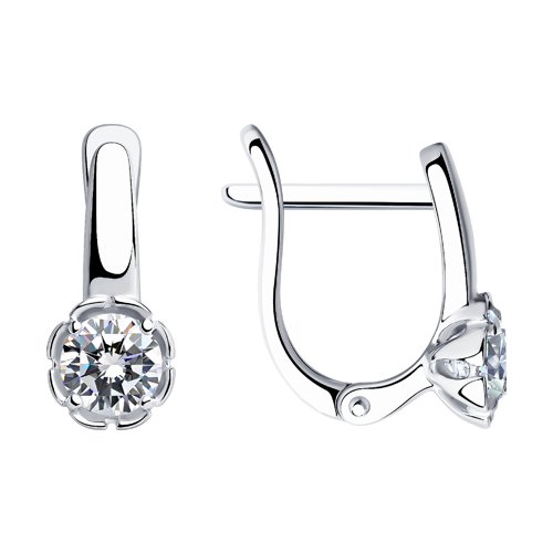 Серьги SOKOLOV - Серебро 925, Фианит (арт. 94021958)