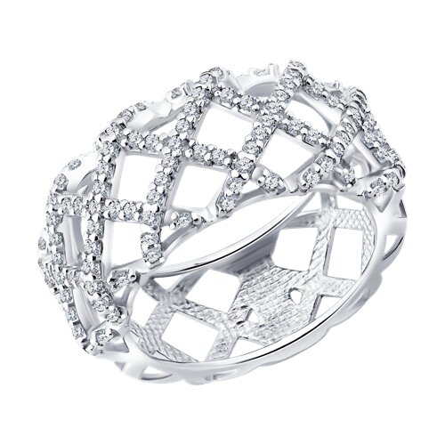 Кольцо SOKOLOV - Серебро 925, Фианит (арт. 94014732)