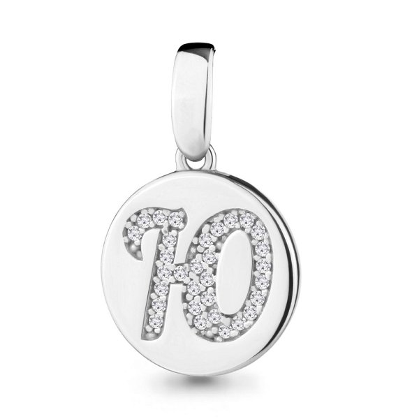 Подвеска Аквамарин - Серебро 925, Фианит (арт. 24032А.5)