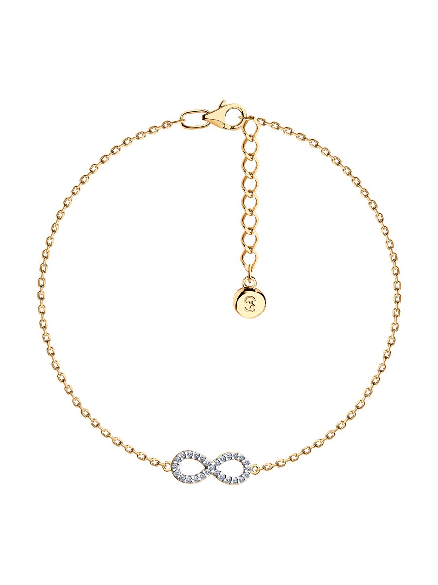 Браслет SOKOLOV - Серебро 925, Фианит (арт. 93050217)