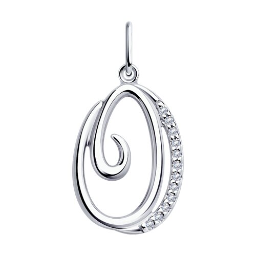 Подвеска Diamant - Серебро 925, Фианит (арт. 94-130-01378-1)