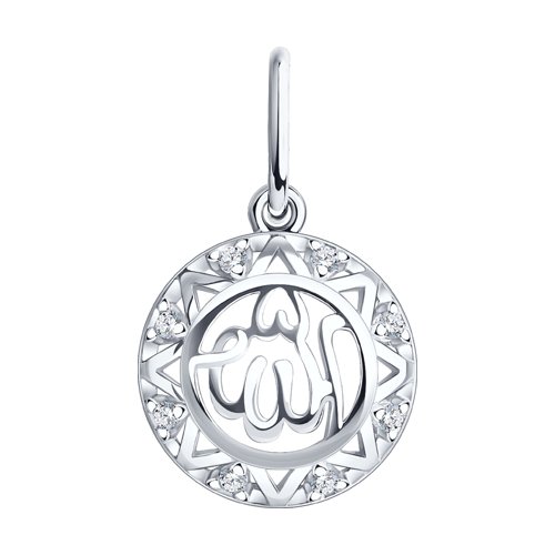 Подвеска SOKOLOV - Серебро 925, Фианит (арт. 94031198)