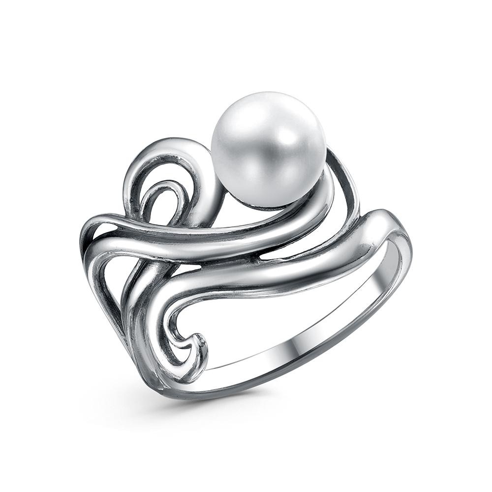 Кольцо Красная пресня - Серебро 925, Жемчуг культивированный (арт. 23316876)
