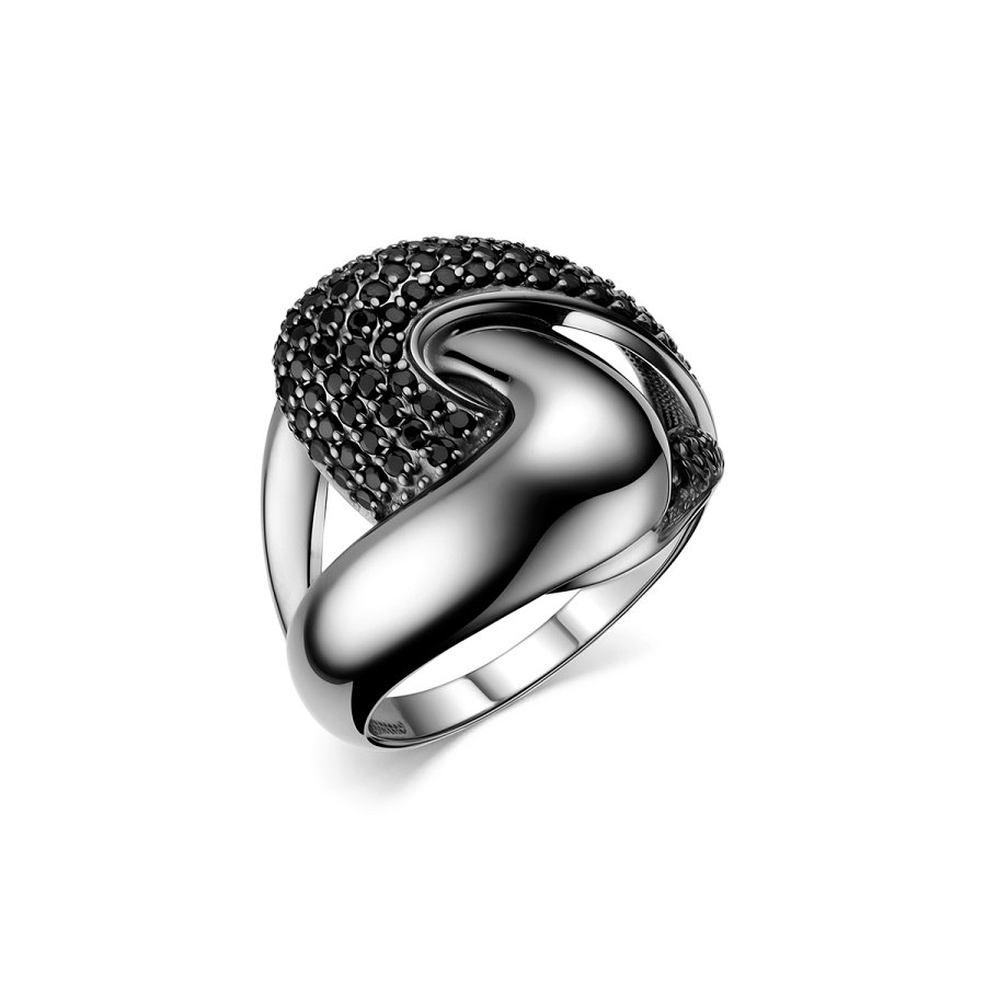 Кольцо Дар - Серебро 925, Фианит (арт. К-3655чрс216)