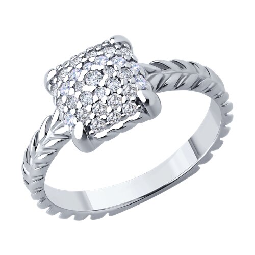 Кольцо SOKOLOV - Серебро 925, Фианит (арт. 94014421)