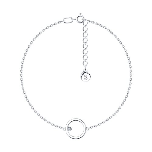 Браслет SOKOLOV - Серебро 925, Фианит (арт. 94050451)