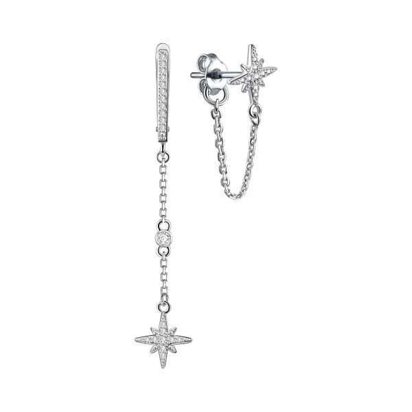 Серьги Talant - Серебро 925, Фианит (арт. 14-72-0001-15495)