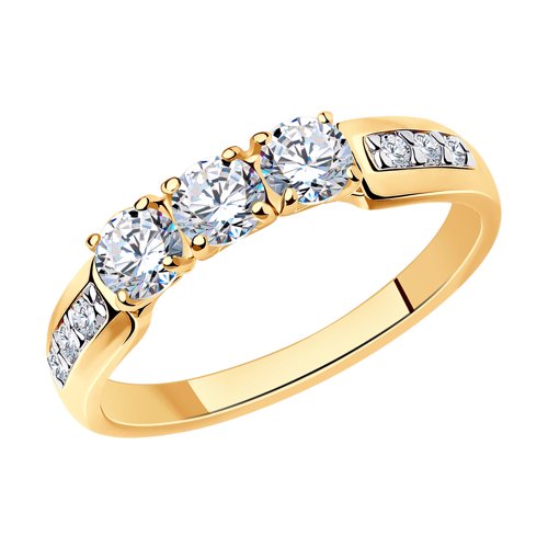 Кольцо SOKOLOV - Серебро 925, Фианит (арт. 93010807)