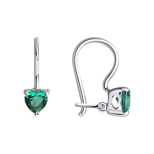 Серьги SOKOLOV - Серебро 925, Фианит (арт. 94020588)