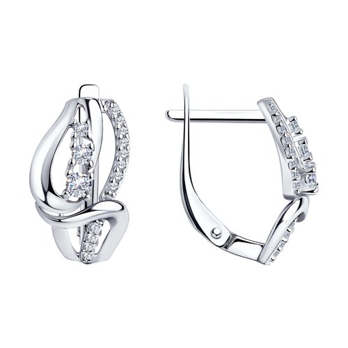 Серьги Diamant - Серебро 925, Фианит (арт. 94-120-00759-1)