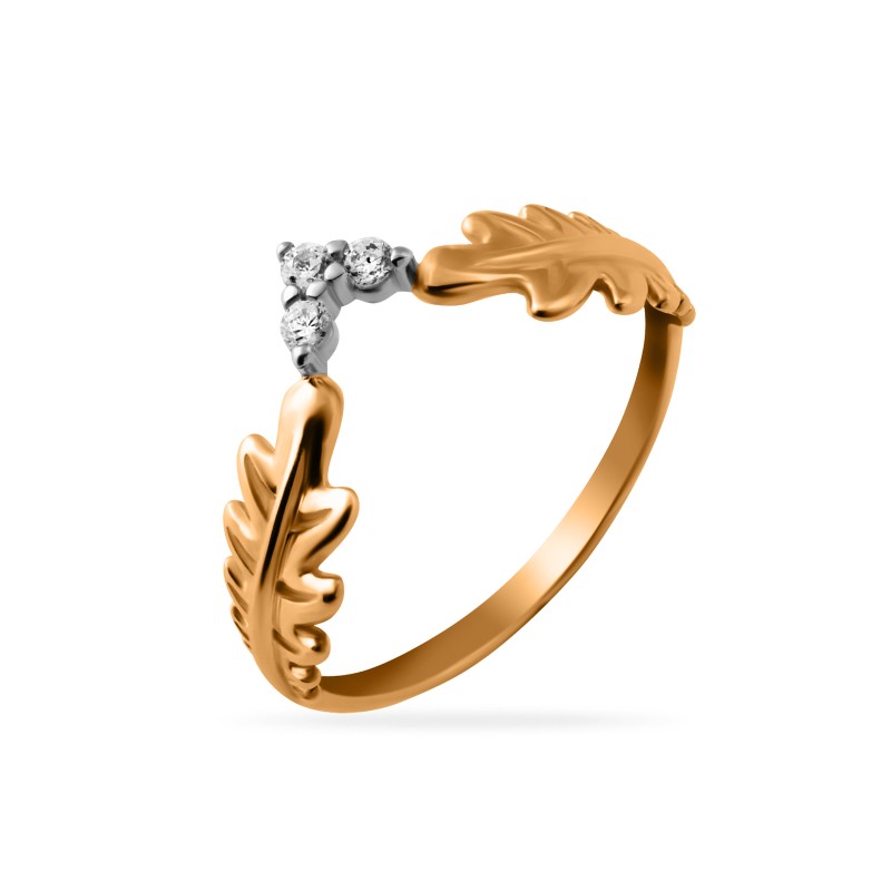 Кольцо ЮЗ "САНИС" - Золото 585, Фианит (арт. 01-115986)