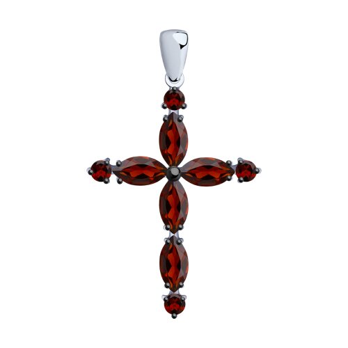Подвеска SOKOLOV - Серебро 925, Гранат (арт. 92030751)