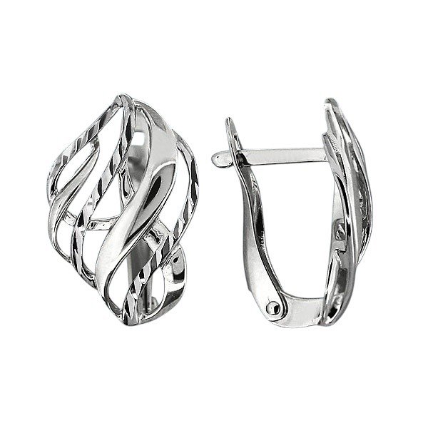 Серьги Аквамарин - Серебро 925 (арт. 31931.5)