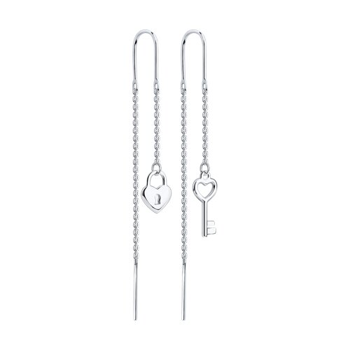 Серьги Diamant - Серебро 925 (арт. 94-123-01498-1)