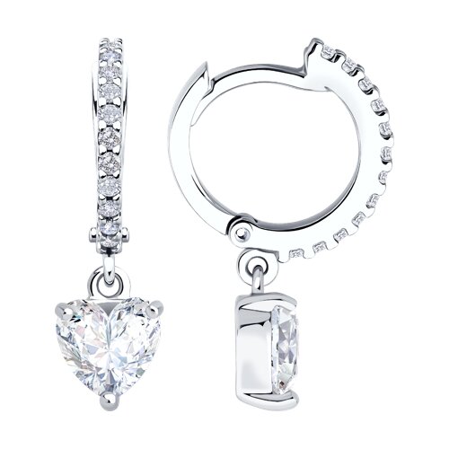 Серьги SOKOLOV - Серебро 925, Фианит (арт. 94026905)