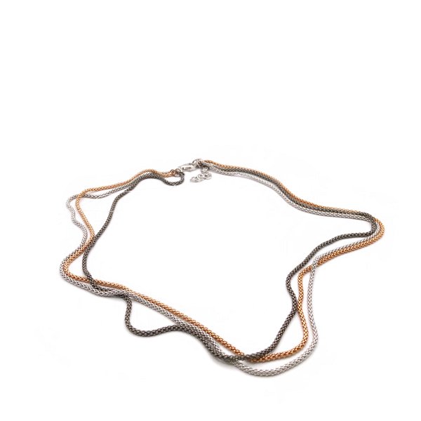 Колье Фиделис - Серебро 925 (арт. XGI01645-RdRtR)