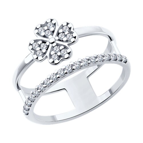 Кольцо SOKOLOV - Серебро 925, Фианит (арт. 94014151)