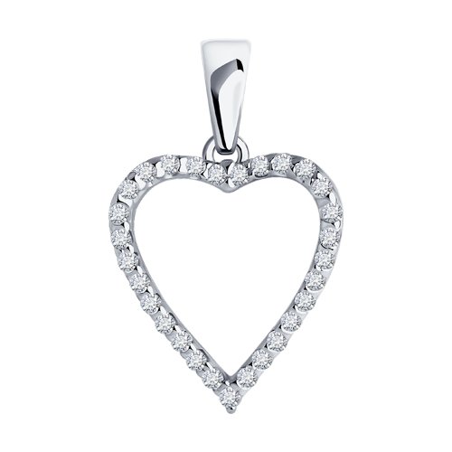 Подвеска SOKOLOV - Золото 585, Фианит (арт. 032858-3)