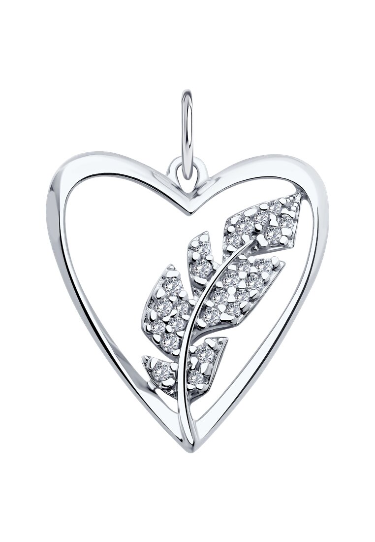 Подвеска SOKOLOV - Серебро 925, Фианит (арт. 94033184)