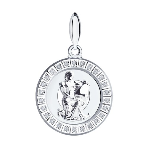 Подвеска SOKOLOV - Серебро 925, Фианит (арт. 94031393)