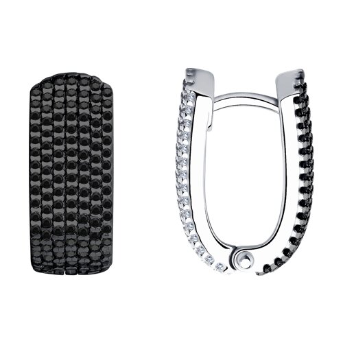 Серьги Diamant - Серебро 925, Фианит (арт. 94-120-01763-1)