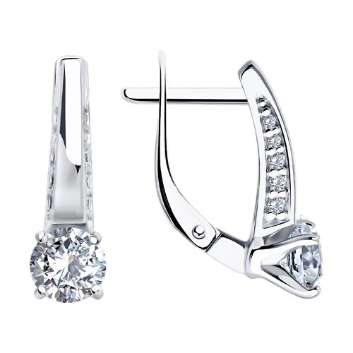 Серьги Diamant - Серебро 925, Фианит (арт. 94-120-02129-1)