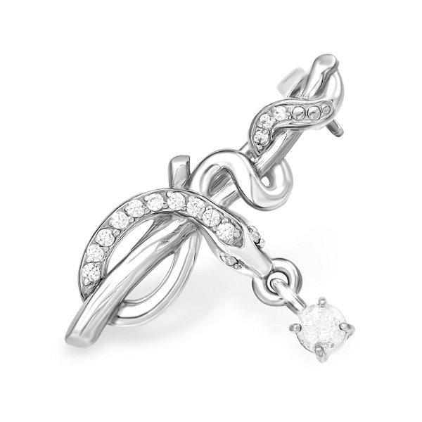 Брошь EFREMOV - Серебро 925, Фианит (арт. 15100111069-501)