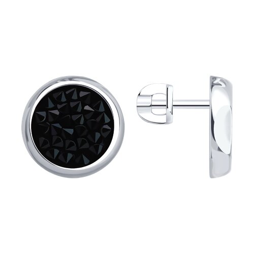 Серьги Diamant - Серебро 925, Кристальная ткань (арт. 94-122-02371-1)