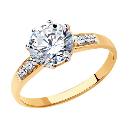 Кольцо SOKOLOV - Серебро 925, Swarovski (арт. 89010085)