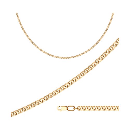 Цепочка Diamant - Серебро 925 (арт. 93-180-14060-1)