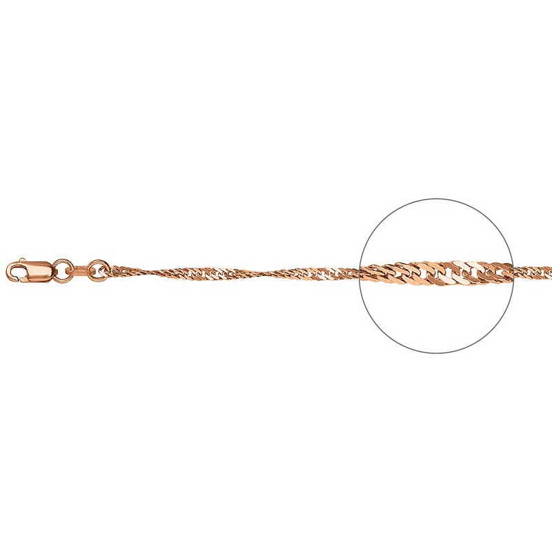 Цепочка Красцветмет - Золото 585 (арт. НЦ12-028#0.40)