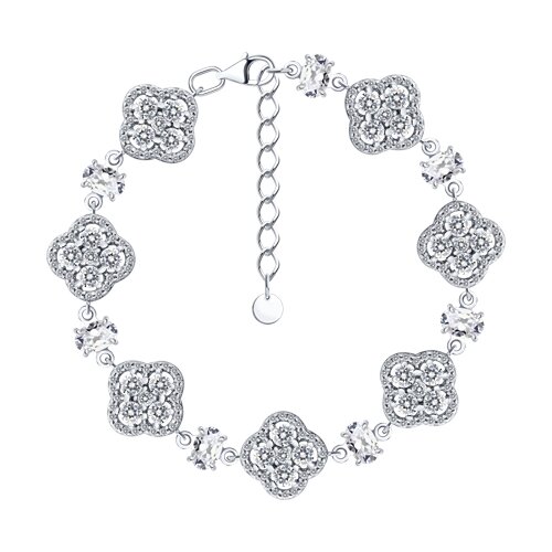 Браслет SOKOLOV - Серебро 925, Фианит (арт. 94051607)